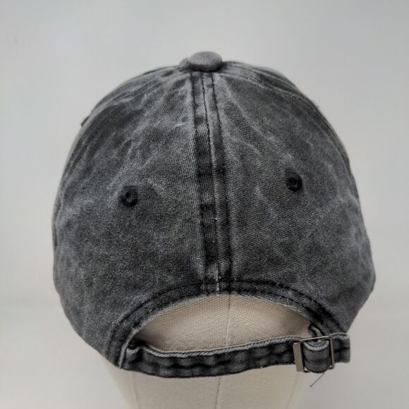 Unbranded Men's Slideback Hat Gray Adjustable Blank 100% Cotton - Picture 5 of 7